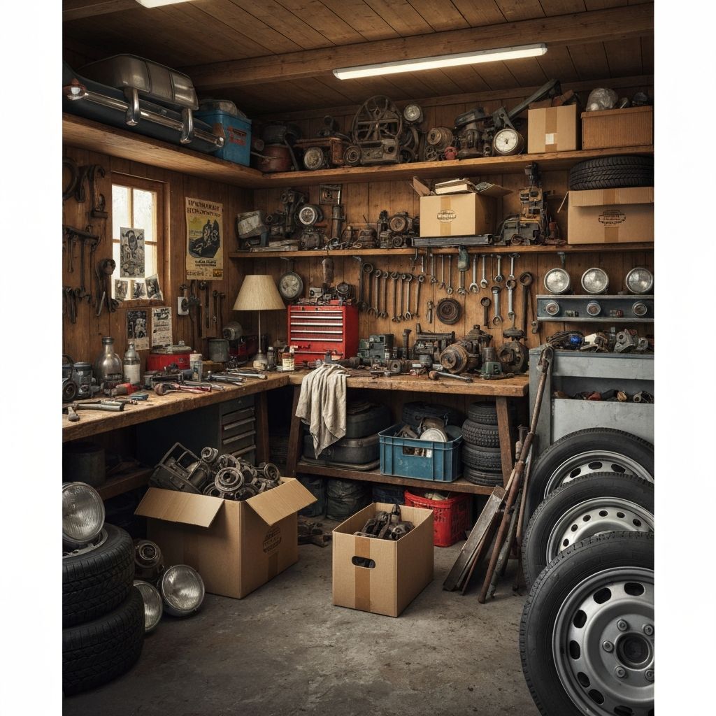 Garagenräumung vorher